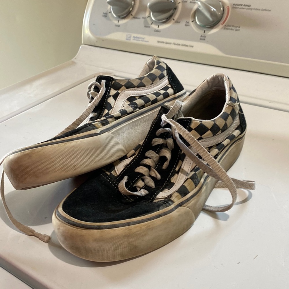 Old skool platform VANS